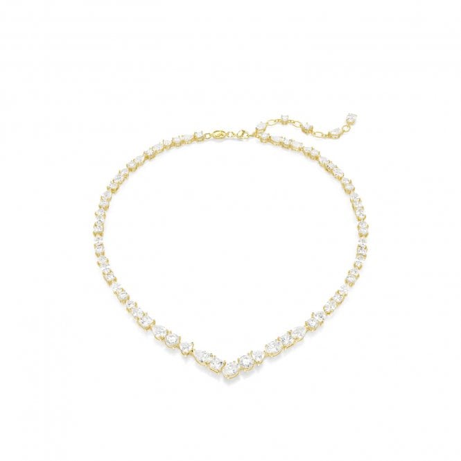 Swarovski Jewellery Swarovski Mesmera Mixed Cuts Gold Tone Necklace 1.9cm, 38 - 45cm 