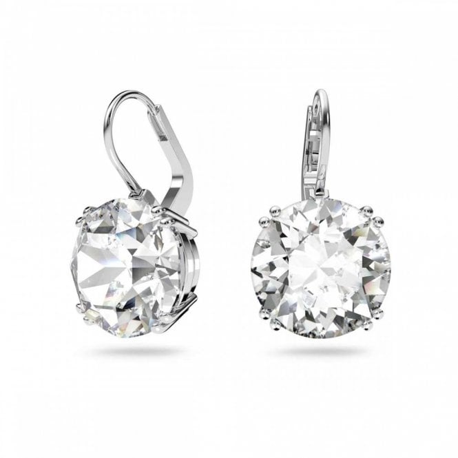 Swarovski Jewellery Swarovski Millenia Round Cut White Crystal Drop Earrings 2 x 1cm