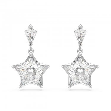 Swarovski Stella Kite Cut Crystal Drop Earrings 2.4x1.5cm