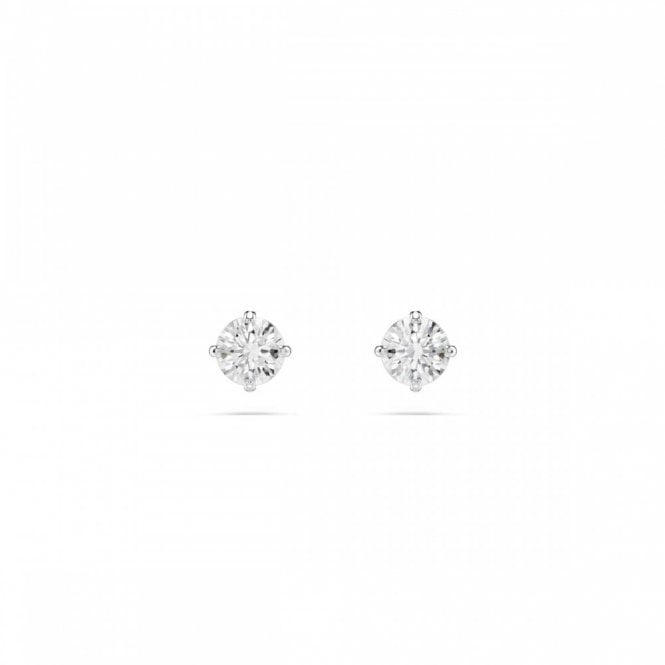Swarovski Jewellery Swarovski Stilla Attract Round Cut Crystal Stud Earrings 0.4cm 