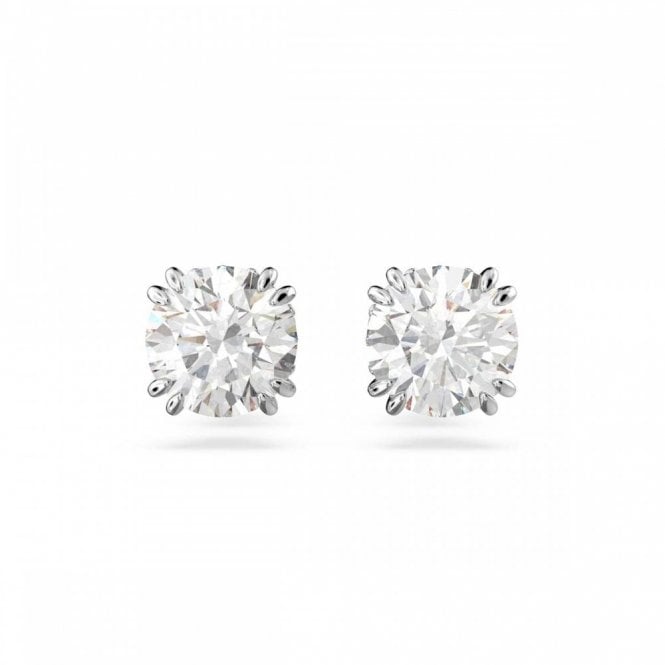 Swarovski Jewellery Swarovski Stilla Round Cut Crystal Stud Earrings 0.6 x 0.6cm