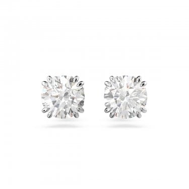 Swarovski Stilla Round Cut Crystal Stud Earrings 0.6 x 0.6cm