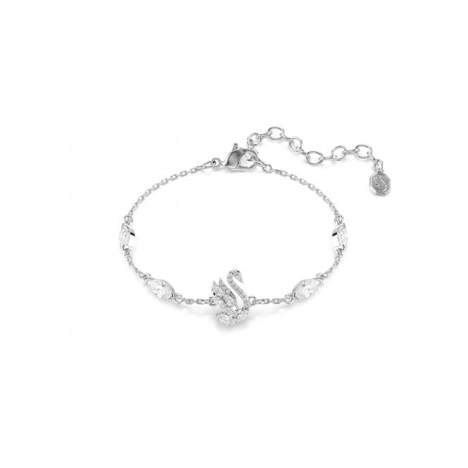 Swarovski Jewellery Swarovski Swan Mixed Cuts Crystal Bracelet 1.2 x 0.8cm, 15.5-20cm