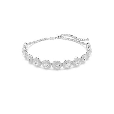 Swarovski Una Angelic Choker Necklace 1.5cm, 31 - 38cm