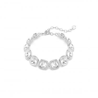 Swarovski Una Angelic Cushion Cut Crystal Bracelet 2.4cm, 15.5-20cm