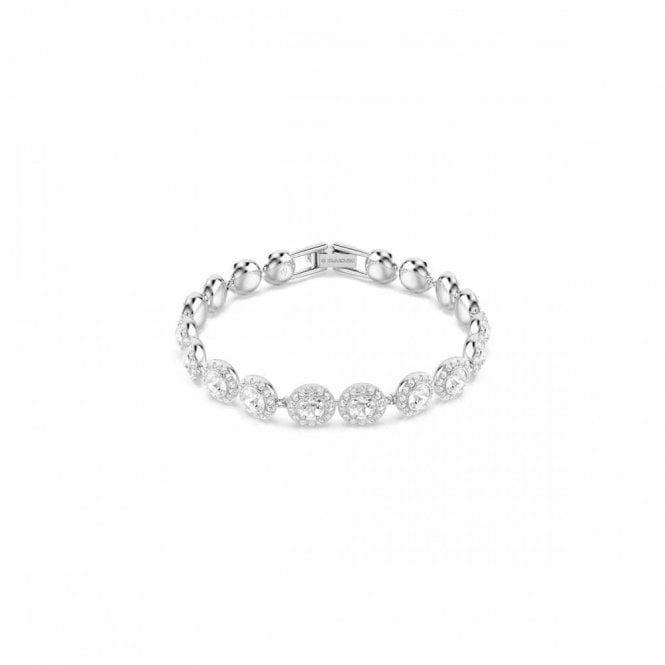 Swarovski Jewellery Swarovski Una Angelic Round Cut Crystal Tennis Bracelet 0.8cm, 15.5-17.8cm