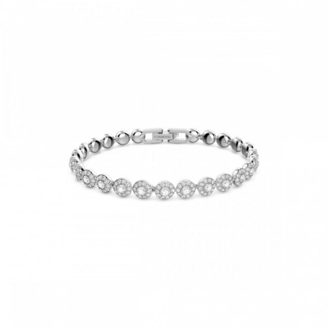 Swarovski Jewellery Swarovski Una Angelic Round Cut Pavé Small Tennis Bracelet 0.6cm, 16.5-18cm