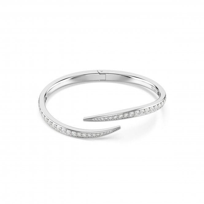 Swarovski Jewellery Swarovski Vienna Round Cut Crystal Swan Bangle 1.4cm, 5.8 x 4.8cm, 16.7cm