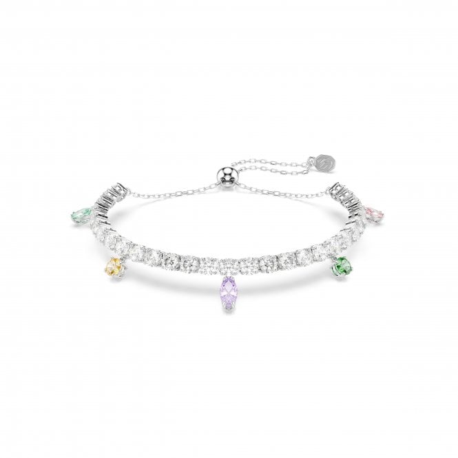 Swarovski Jewellery Swarovski x Ariana Grande Mixed Cuts Multicoloured Adjustable Slider Bracelet 0.4cm, 12-24cm