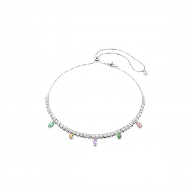 Swarovski Jewellery Swarovski x Ariana Grande Mixed Cuts Multicoloured Adjustable Slider Necklace 0.4cm, 30-44cm