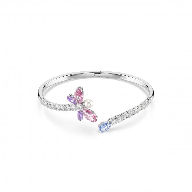 Swarovski Jewellery Swarovski x Ariana Grande Mixed Cuts Multicoloured Dragonfly Bangle 2.4 x 2.1cm, 5.8 x 4.8cm, 16.7cm