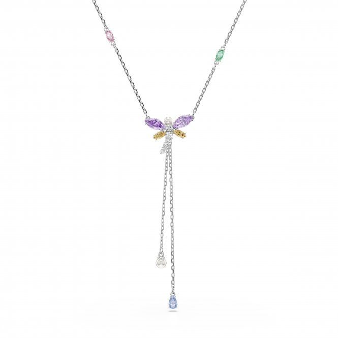 Swarovski Jewellery Swarovski x Ariana Grande Mixed Cuts Multicoloured Dragonfly Y Necklace 1.8 x 6.4cm, 30-44cm
