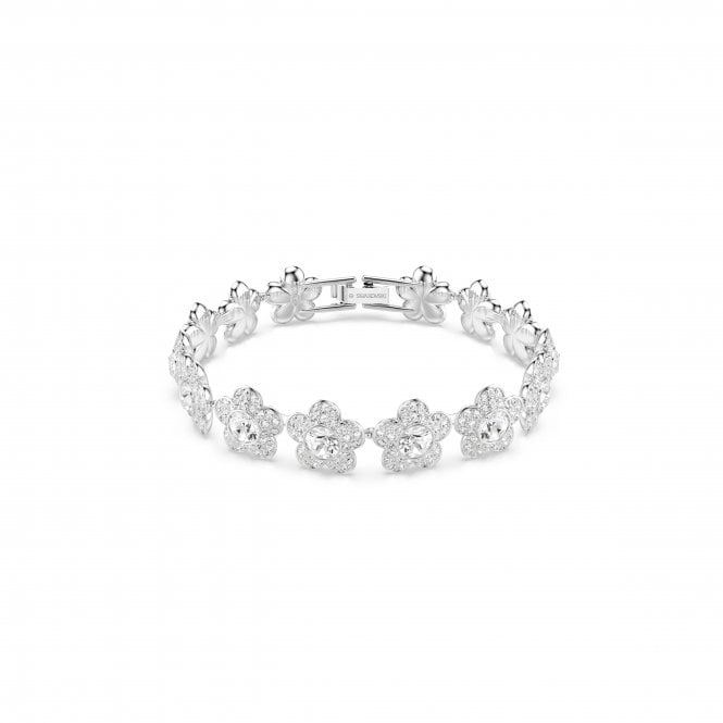 Swarovski Jewellery Swarovski x Ariana Grande Round Cut Flower Bracelet 1.1cm, 17.3-20.7cm 