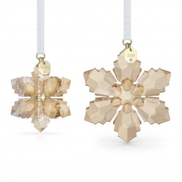 Swarovski Annual Edition Festive 3D Ornament Set 2026 8.4 x 1.3 x 6.6cm, 4.6 x 6.1 x 4.6cm