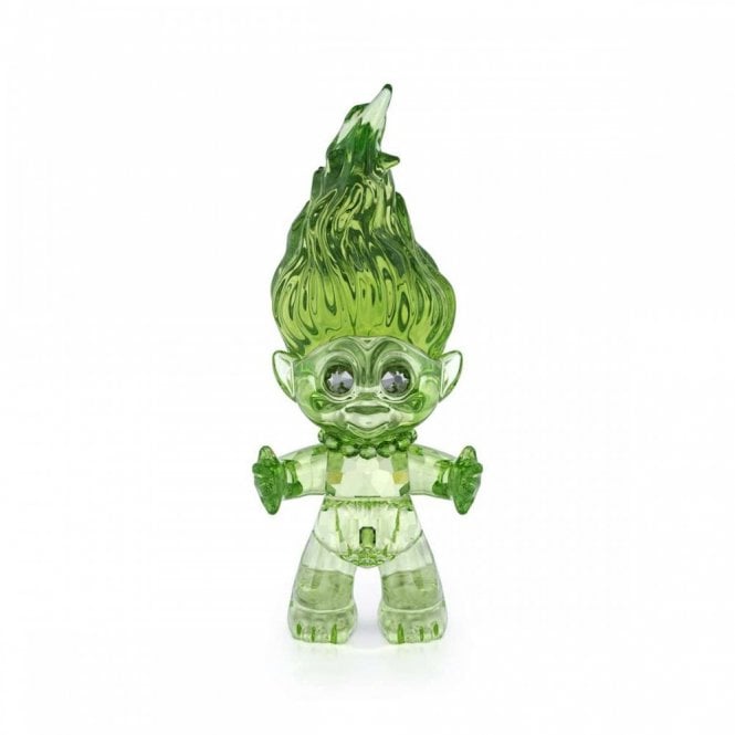 Swarovski Ornaments Swarovski Good Luck Trolls Troll Green 9.1 x 3.5 x 3.6cm