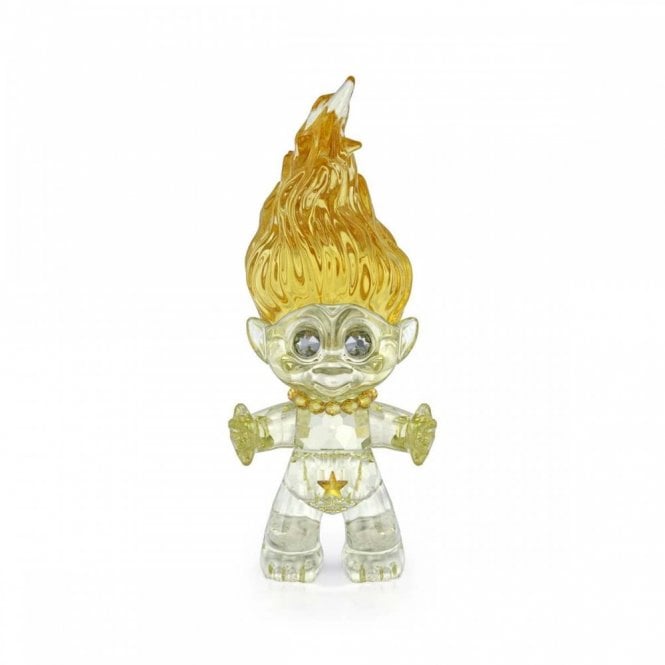 Swarovski Ornaments Swarovski Good Luck Trolls Troll Yellow 9.1 x 3.5 x 3.6cm