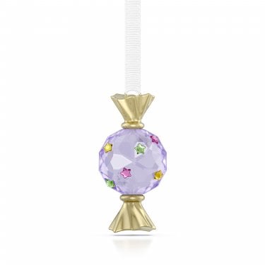 Swarovski Holiday Cheers Dulcis Violet Candy Ornament 5 x 1.5 x 2.5 cm