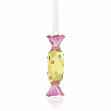 Swarovski Holiday Cheers Dulcis Yellow Candy Ornament 5.8 x 1.4 x 1.6 cm