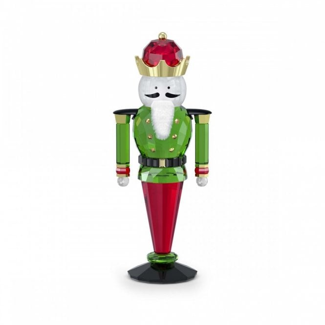 Swarovski Ornaments Swarovski Holiday Cheers Green Nutcracker 10 x 2.8 x 4cm