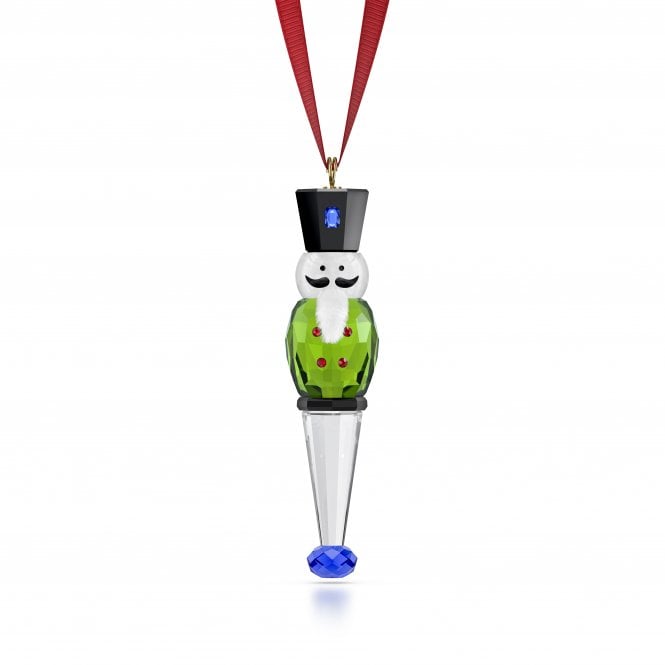 Swarovski Ornaments Swarovski Holiday Cheers Green Nutcracker Ornament 7.6 x 1.8 x 1.7cm