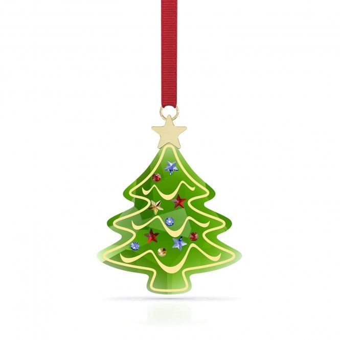 Swarovski Ornaments Swarovski Holiday Cheers Holiday Tree Ornament 6.8 x 1.7 x 5.2cm