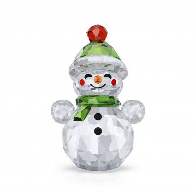 Swarovski Ornaments Swarovski Holiday Cheers Rocking Snowman 4.6 x 2.5 x 3cm