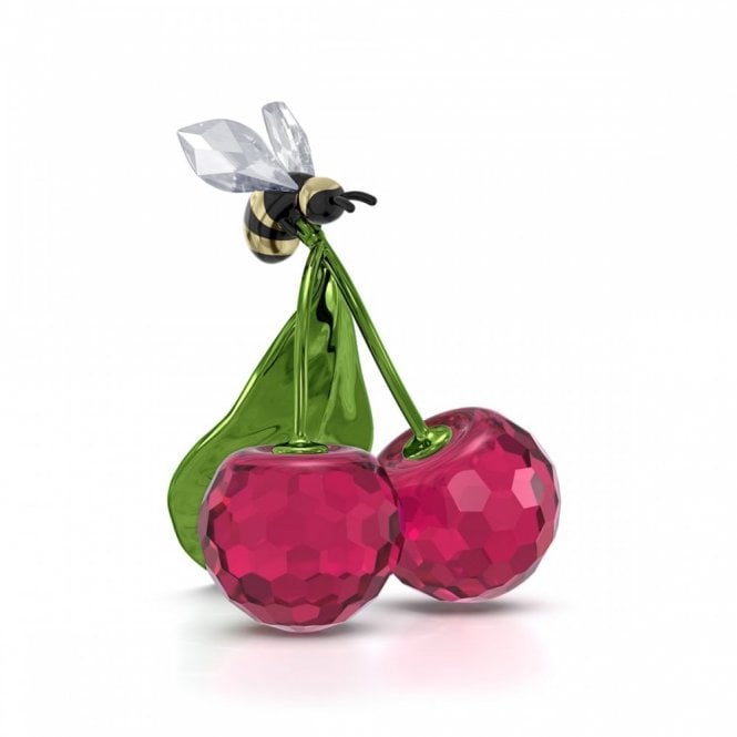 Swarovski Ornaments Swarovski Idyllia Bee and Cherry 4.3 x 4.6 x 5.3cm