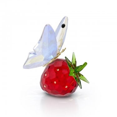 Swarovski Idyllia Butterfly and Strawberry 5.1 x 3 x 4.3cm