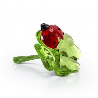 Swarovski Idyllia Ladybug and Clover 3.4 x 3.9 x 5.3cm