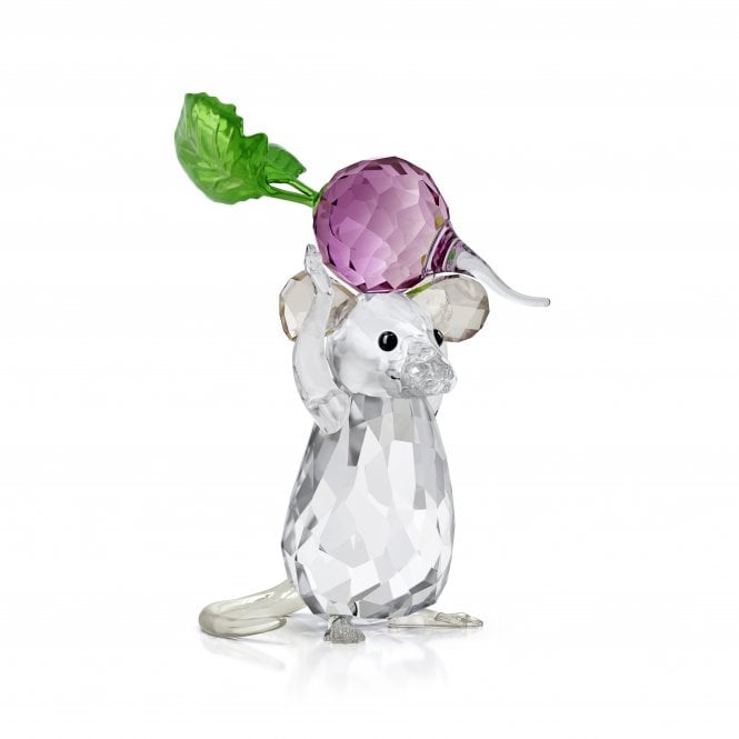 Swarovski Ornaments Swarovski Idyllia Mouse and Radish 7.7 x 3.1 x 5.5cm
