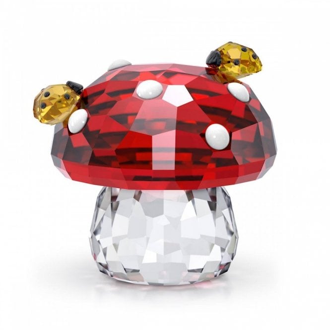 Swarovski Ornaments Swarovski Idyllia Mushroom & Ladybugs 3.6 x 3.5 x 3.7cm
