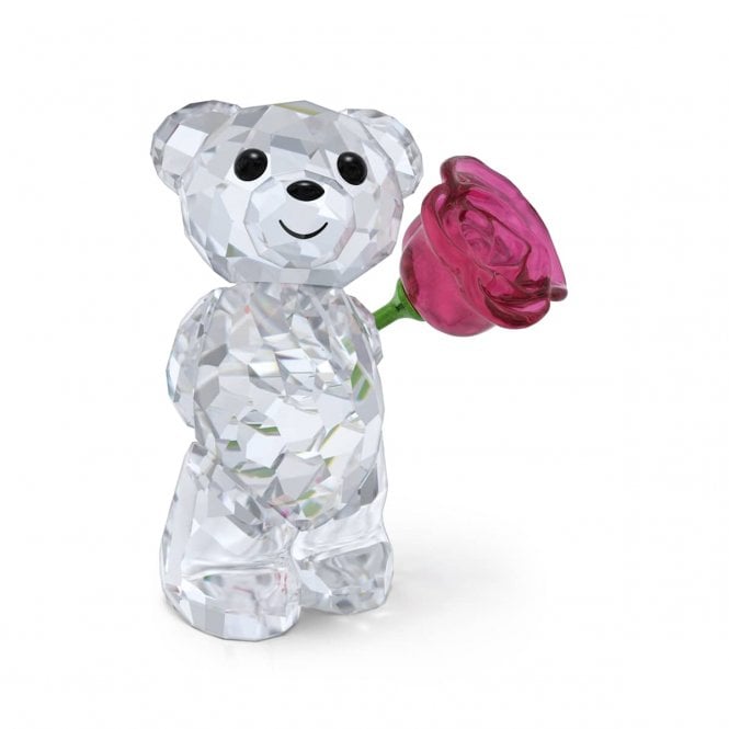 Swarovski Ornaments Swarovski Kris Bear A Rose with Love 4 x 2.5 x 3.3cm