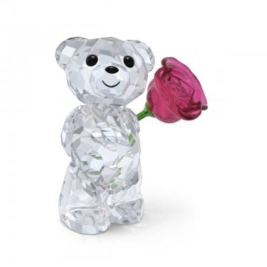 Swarovski Kris Bear A Rose with Love 4 x 2.5 x 3.3cm
