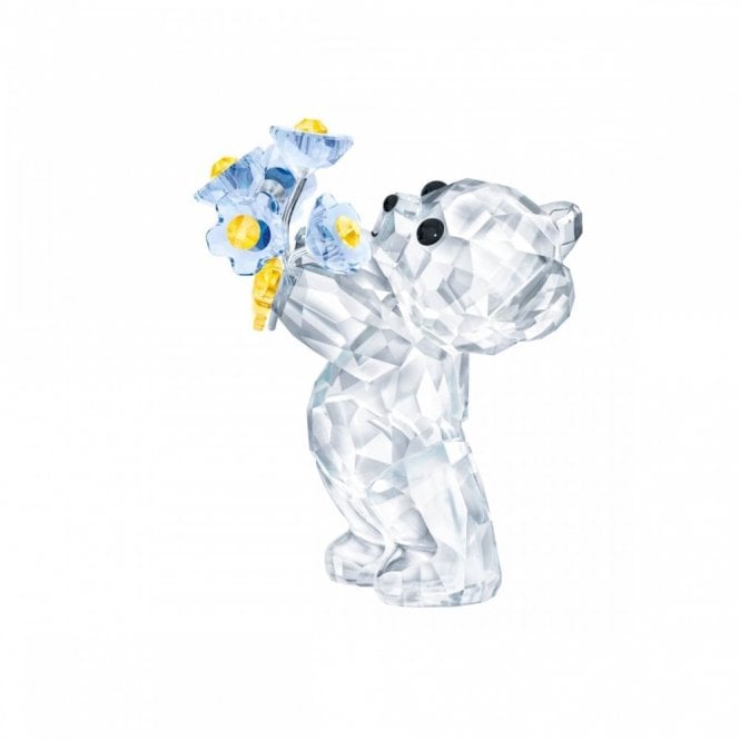 Swarovski Ornaments Swarovski Kris Bear Forget-Me-Not 4.5x2.6x3.7cm