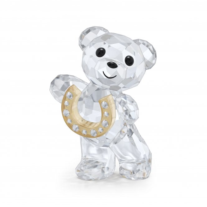 Swarovski Ornaments Swarovski Kris Bear Lucky Horseshoe 2.3 x 3.1 x 4.1cm 