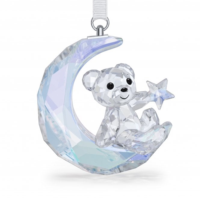 Swarovski Ornaments Swarovski Kris Bear Moon Ornament 6.2 x 2.8 x 5.3cm