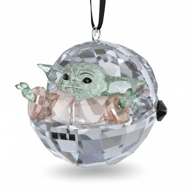 Swarovski Ornaments Swarovski Star Wars The Mandalorian Grogu Ornament 4.6 x 5.1 x 5.1cm
