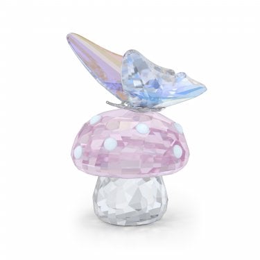 Swarovski x Ariana Grande Mushroom and Butterfly 3.5 x 4.1 x 5.5cm