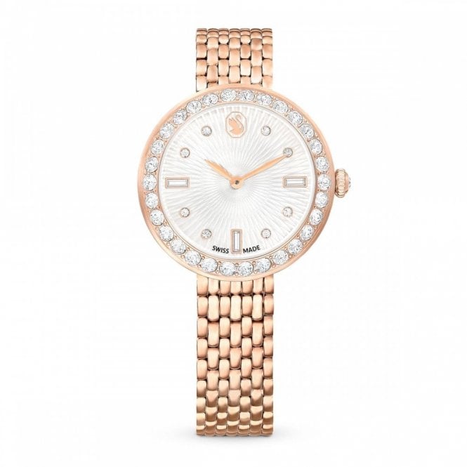 Swarovski Watches Swarovski Certa Crystal Rose Gold Tone Stainless Steel Watch