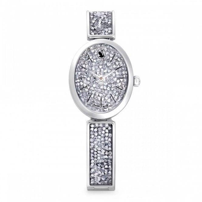 Swarovski Watches Swarovski Crystal Rock Oval Crystal Dial Stainless Steel Watch