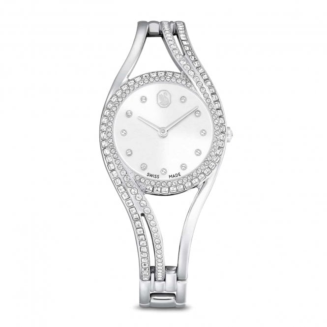 Swarovski Watches Swarovski Hyperbola Crystal Bangle Stainless Steel Watch  