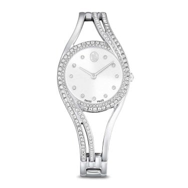 Swarovski Hyperbola Crystal Bangle Stainless Steel Watch 