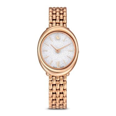 Swarovski Imber Oval Rose Gold Tone Stainless Steel Watch 