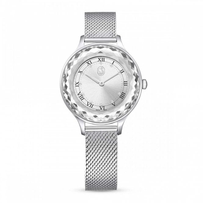 Swarovski Watches Swarovski Octea Nova Stainless Steel Mesh Strap Watch 