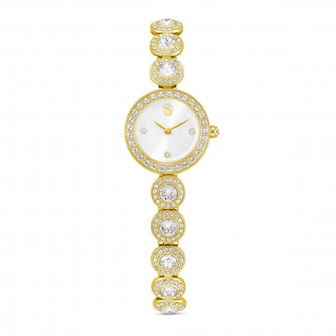 Swarovski Watches Swarovski Una Angelic Crystal Gold Tone Stainless Steel Watch