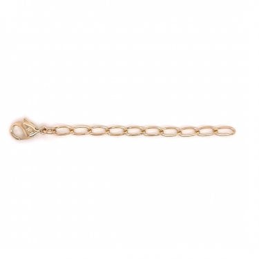 Swarovski Yellow Gold Tone Curved Link Extender Chain 904187   Length: 75mm Individual Link: 6x3mm