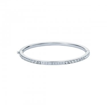 Ted Baker Claudia Crystal Narrow Hinged Bangle 6cm