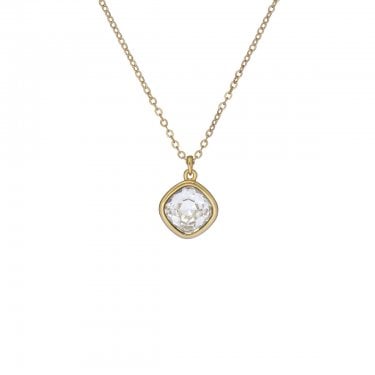 Ted Baker Crastel Crystal Gold Tone Necklace 1.4cm, 40cm + 5cm 