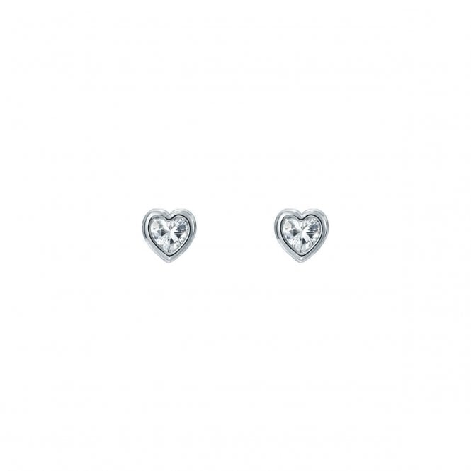 Ted Baker  Harmony Mini Crystal Heart Stud Earrings 0.5 x 0.5cm