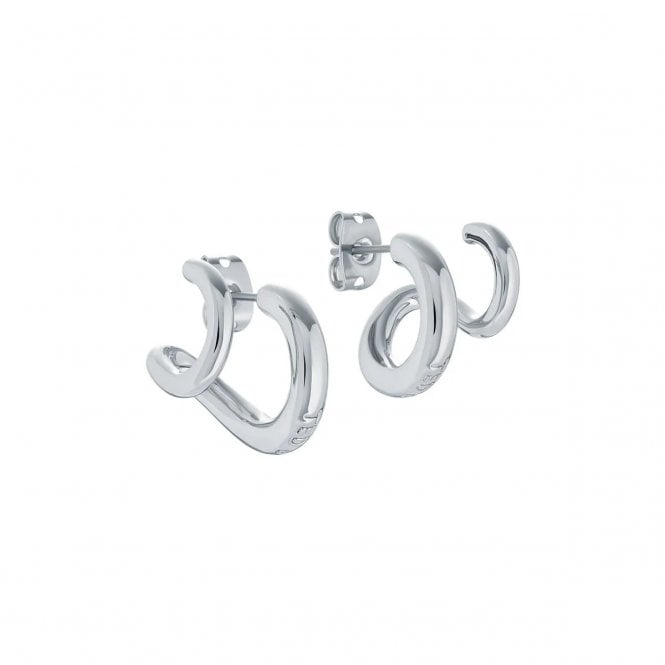 Ted Baker Hennriy Double Hoop Earrings 14mm
